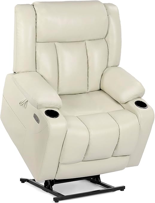 Oversized Power Lift Recliner Chair with Massage and Heat