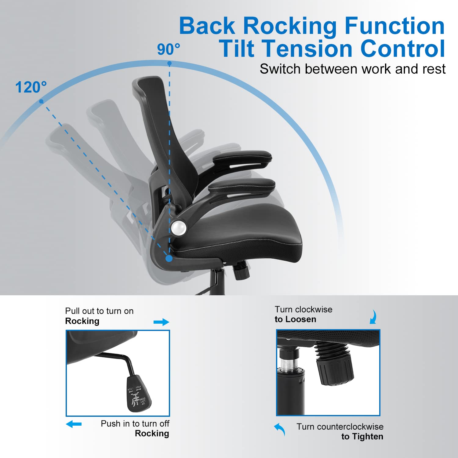 Ergonomic Office Chair with Adjustable Lumbar Support