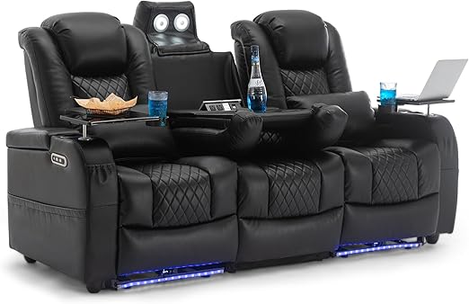 Home Theater Seating with LED Lighting