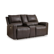 Power Reclining Loveseat with Console and USB Ports