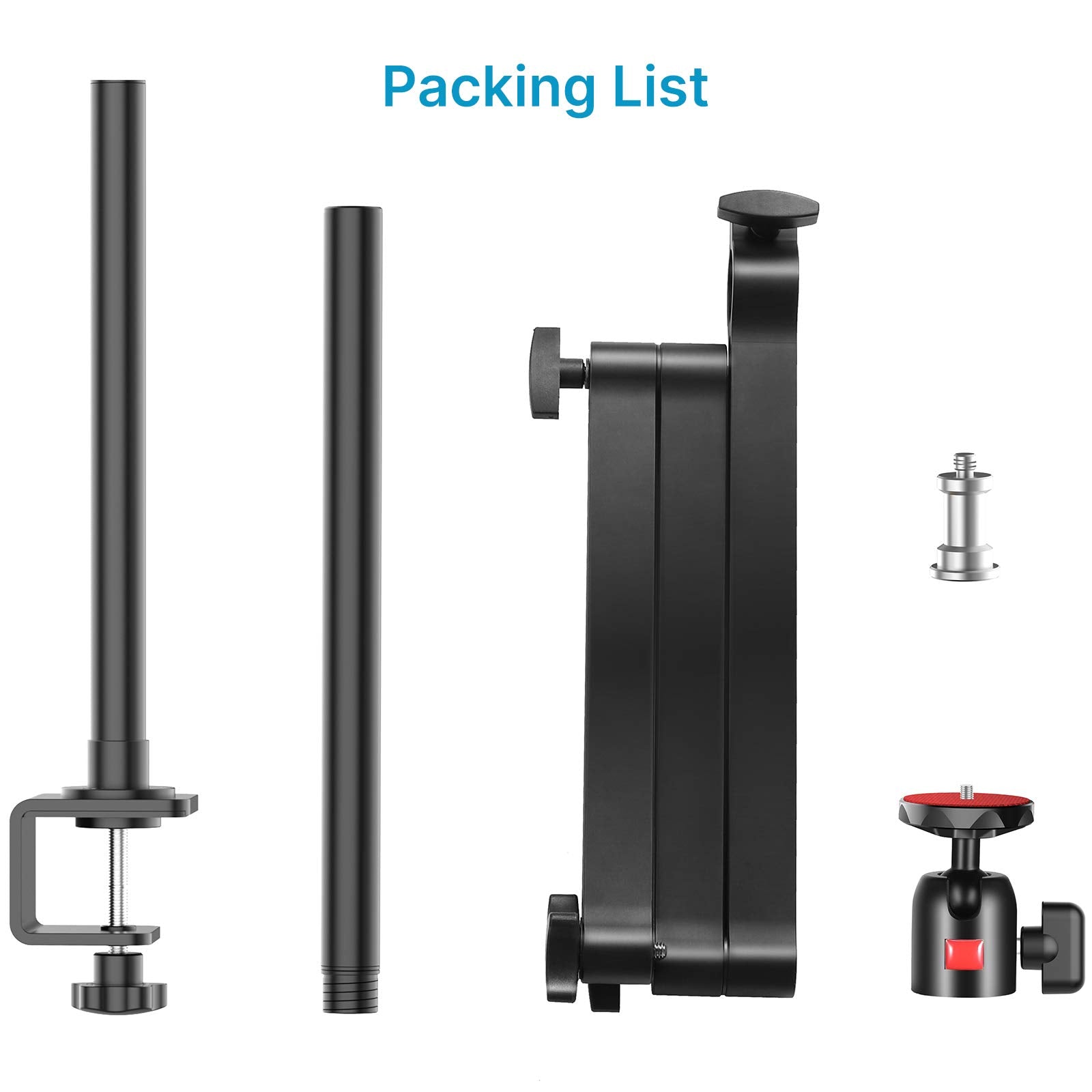 Camera Desk Mount Stand with Flexible Arm