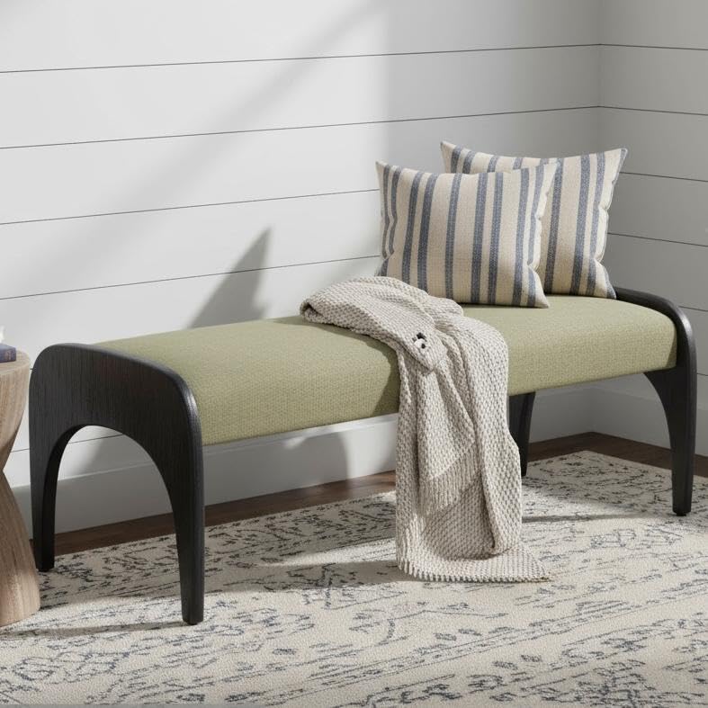 Extra Long 51-Inch Upholstered Storage Bench