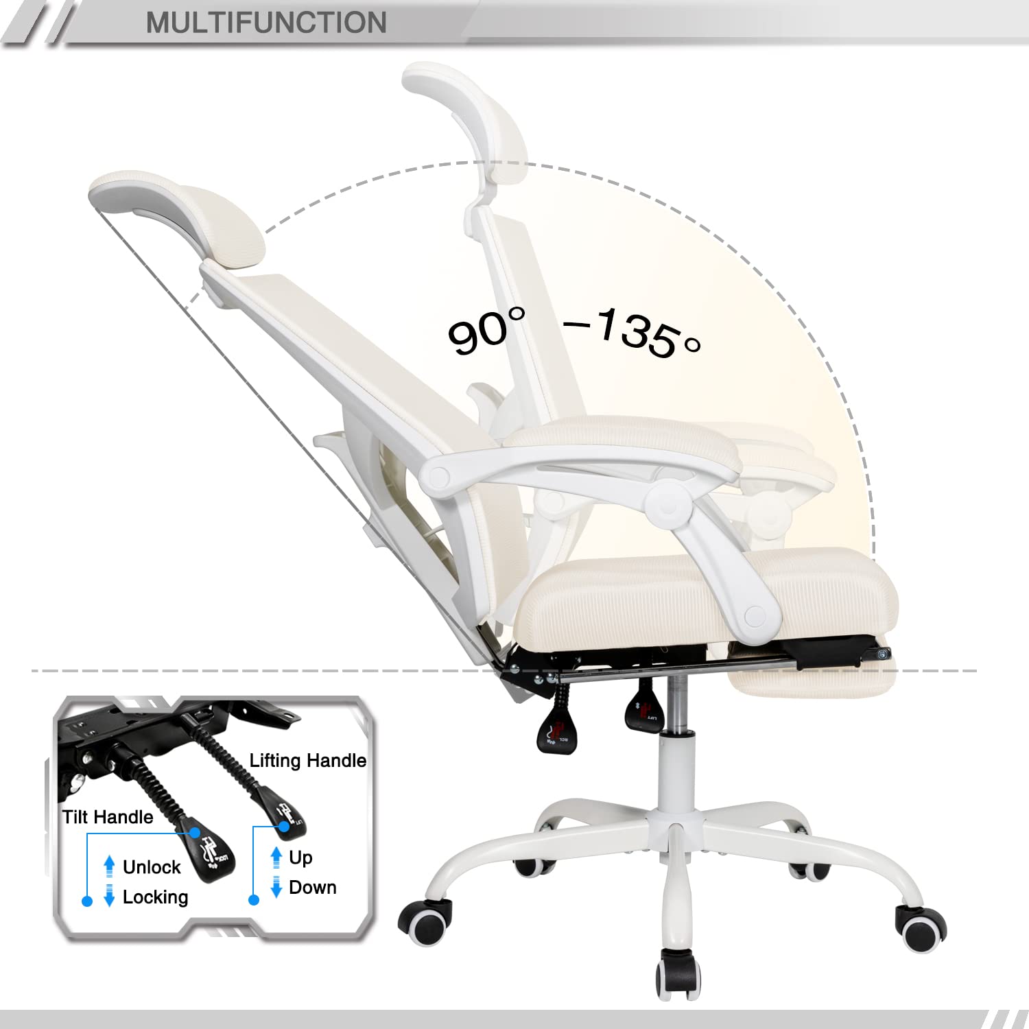 Home Office Desk and Chair Set with Drawers
