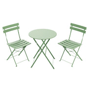 3-Piece Steel Folding Bistro Set