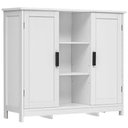 Storage Cabinet with 2 Doors and 4 Shelves