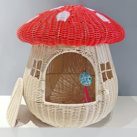 Rattan Cat Bed House