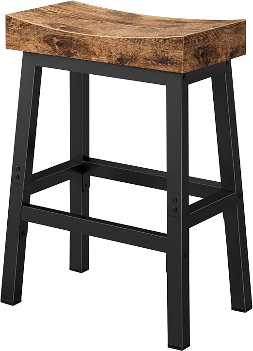 24 Inch Rustic Bar Stools Set of 2