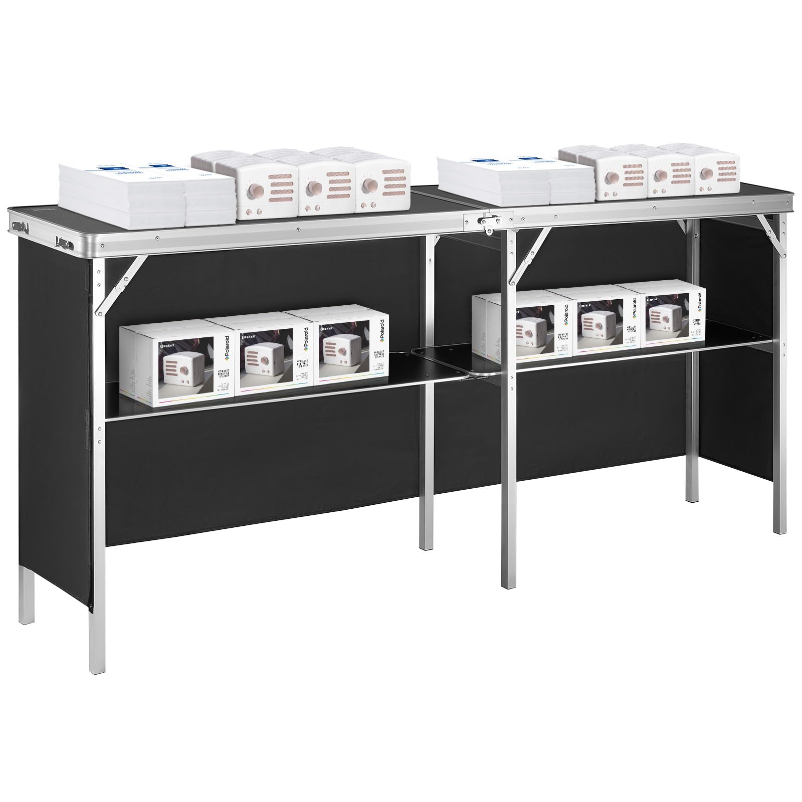 Folding Portable Trade Show Counter Table