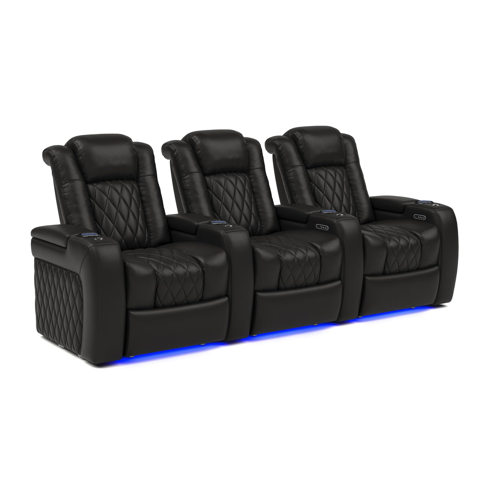 Tuscany Home Theater Seat - Power Recliner Row of 3