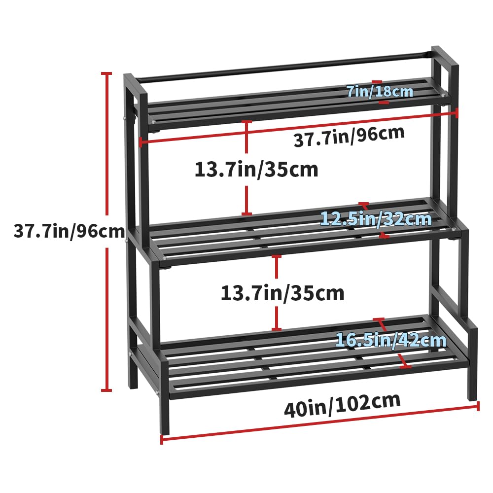 3-Tier Aluminum Plant Stand