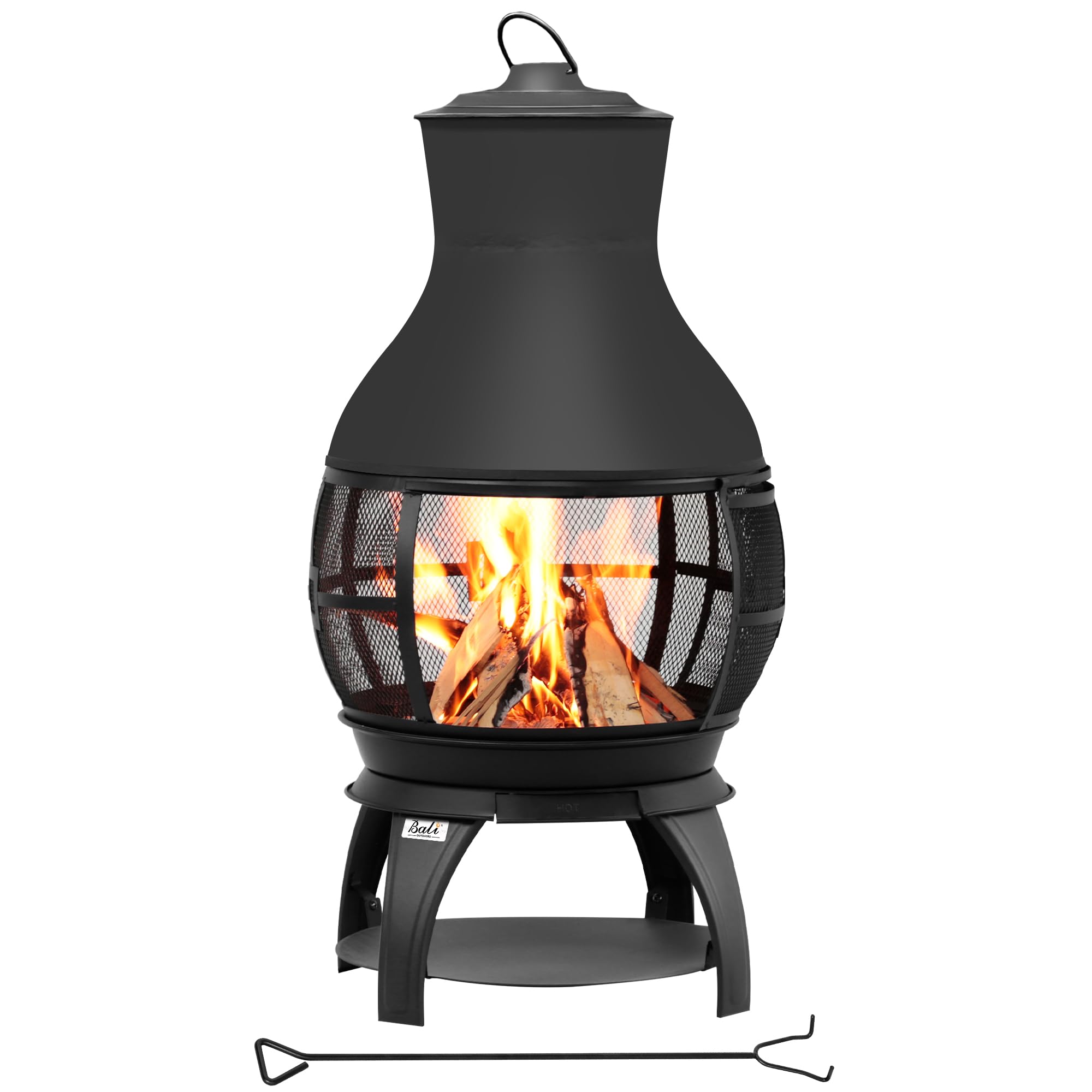 Cast Iron Chiminea Fire Pit