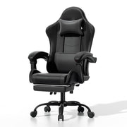 Ergonomic Gaming Chair with Footrest and Lumbar Support
