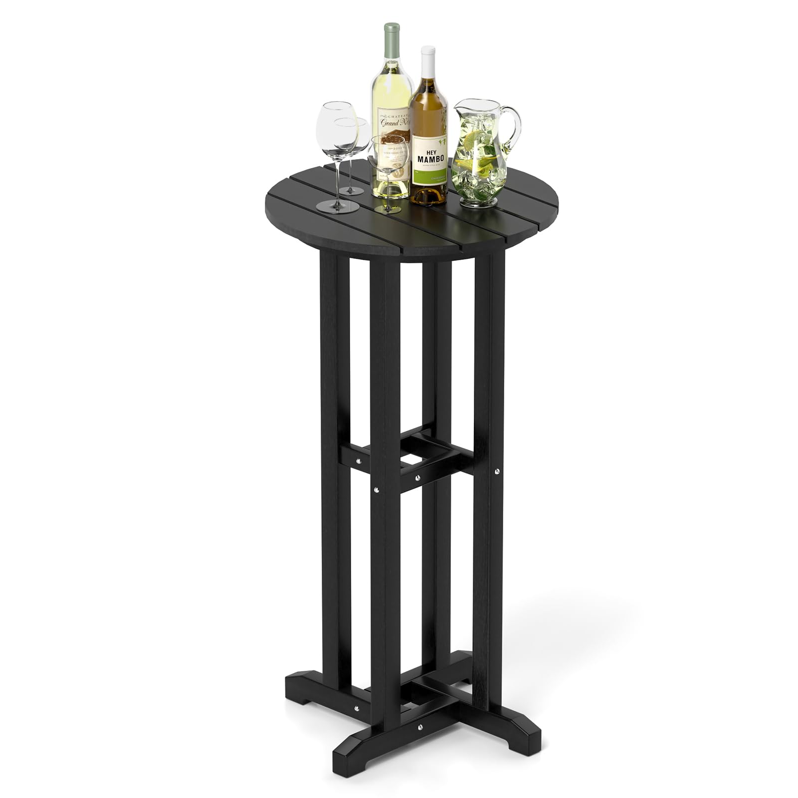 Round Bar Table HDPE Outdoor