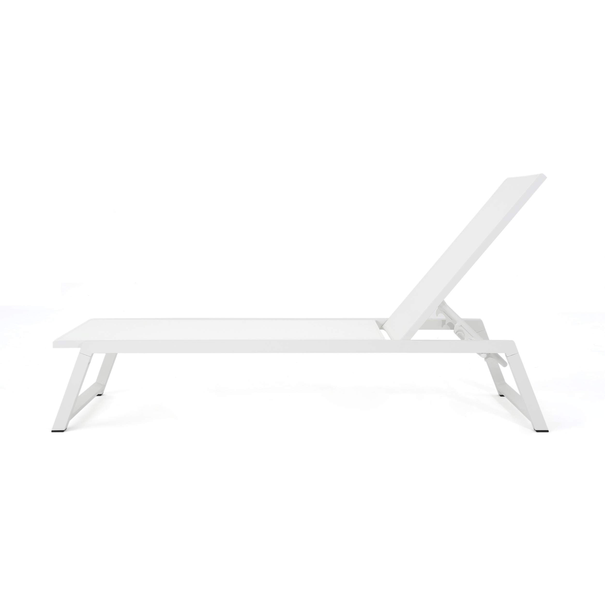 Outdoor Mesh Chaise Lounges Set of 2