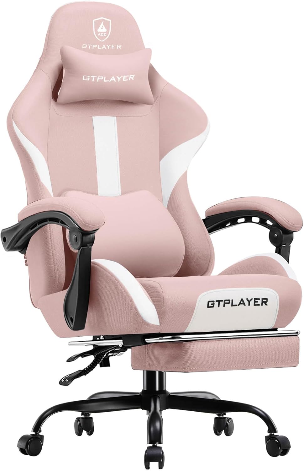 Ergonomic Gaming Chair with Footrest