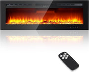 60 Inch Wall-Mounted Electric Fireplace