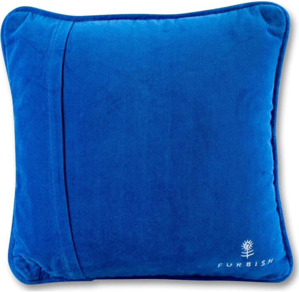 Needlepoint Decorative Throw Pillow - Overthink - 11x11