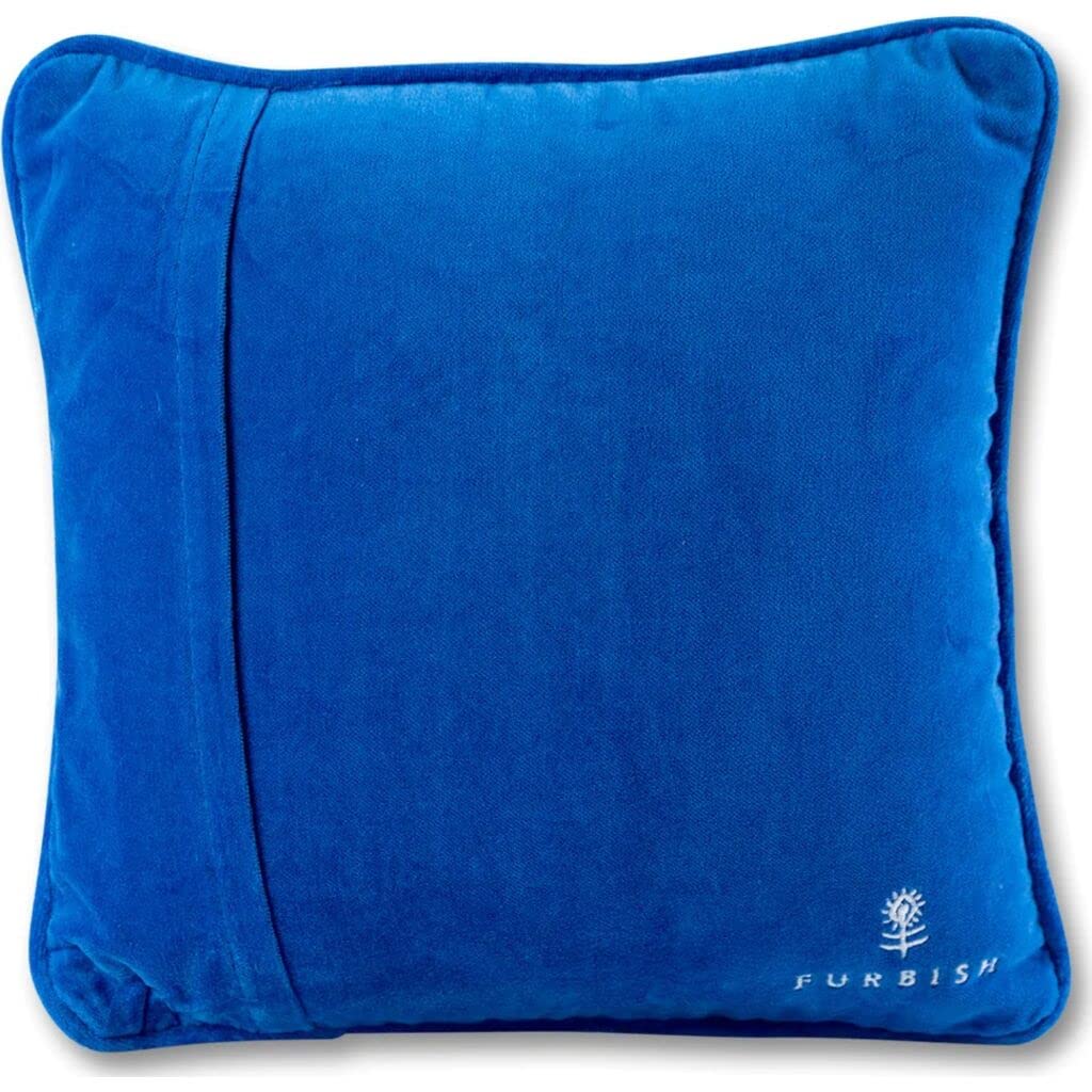 Needlepoint Decorative Throw Pillow - Overthink - 11x11