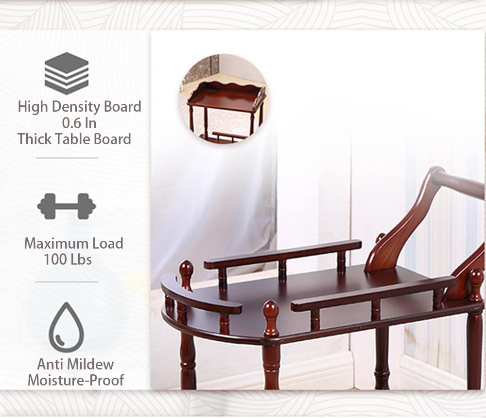 3-Tier Mobile Bar Cart Serving Cart