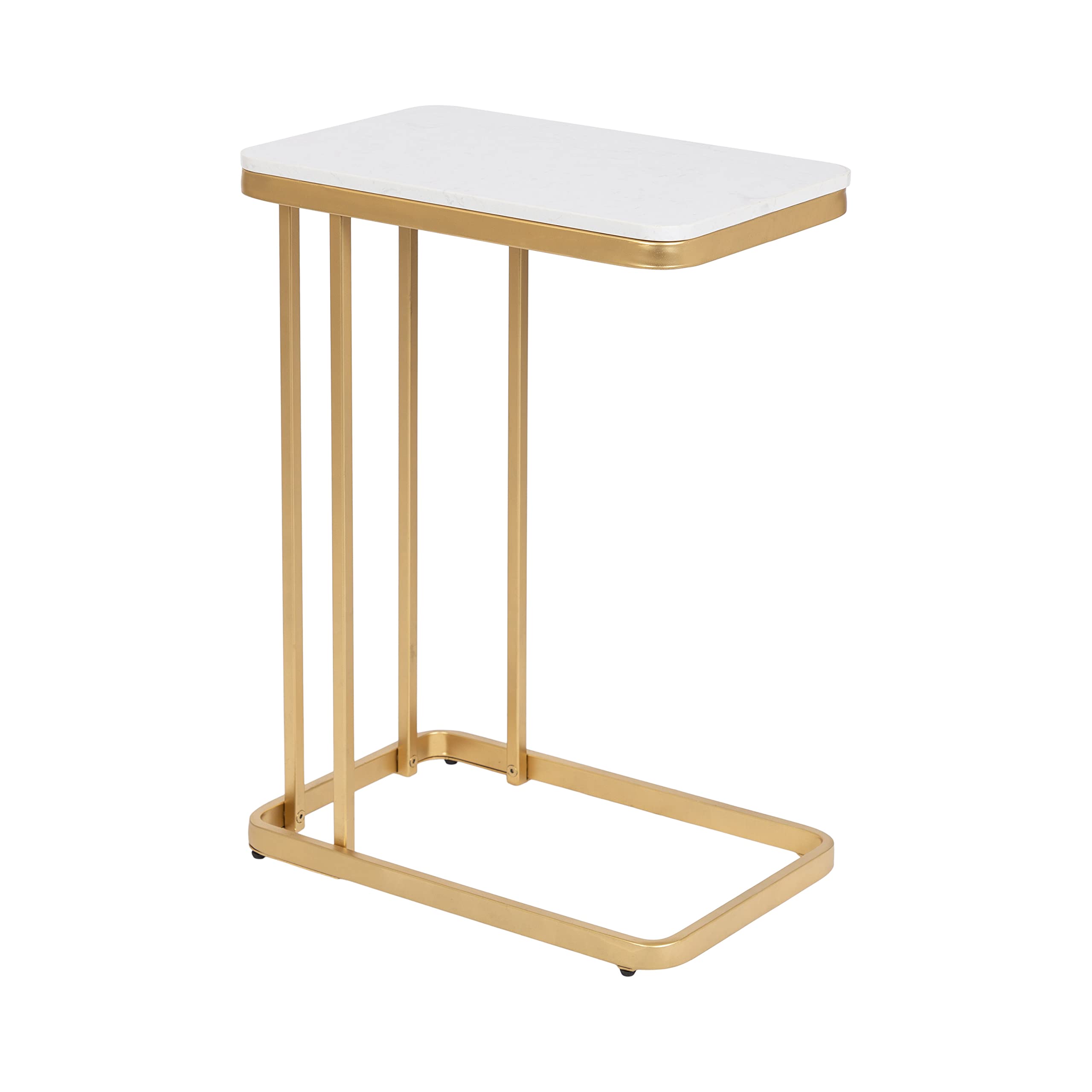 Marble C-Table End Table