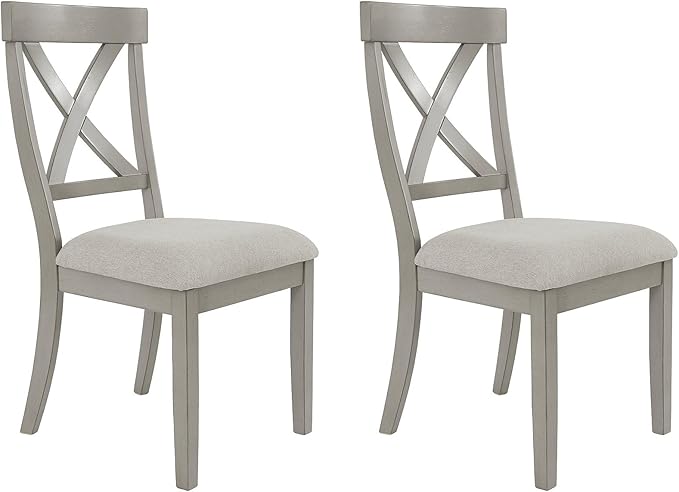 Upholstered Dining Chair with Nailhead Trim, Set of 2