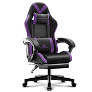 Ergonomic Gaming Chair with Footrest