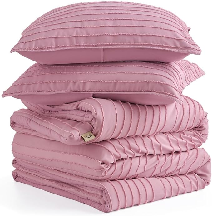 Textured Reversible Comforter Set King
