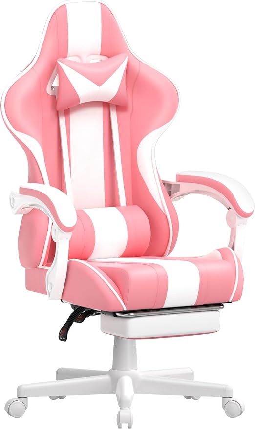 Ergonomic Gaming Chair Light Purple