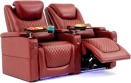 Home Theater Seating with LED Lighting