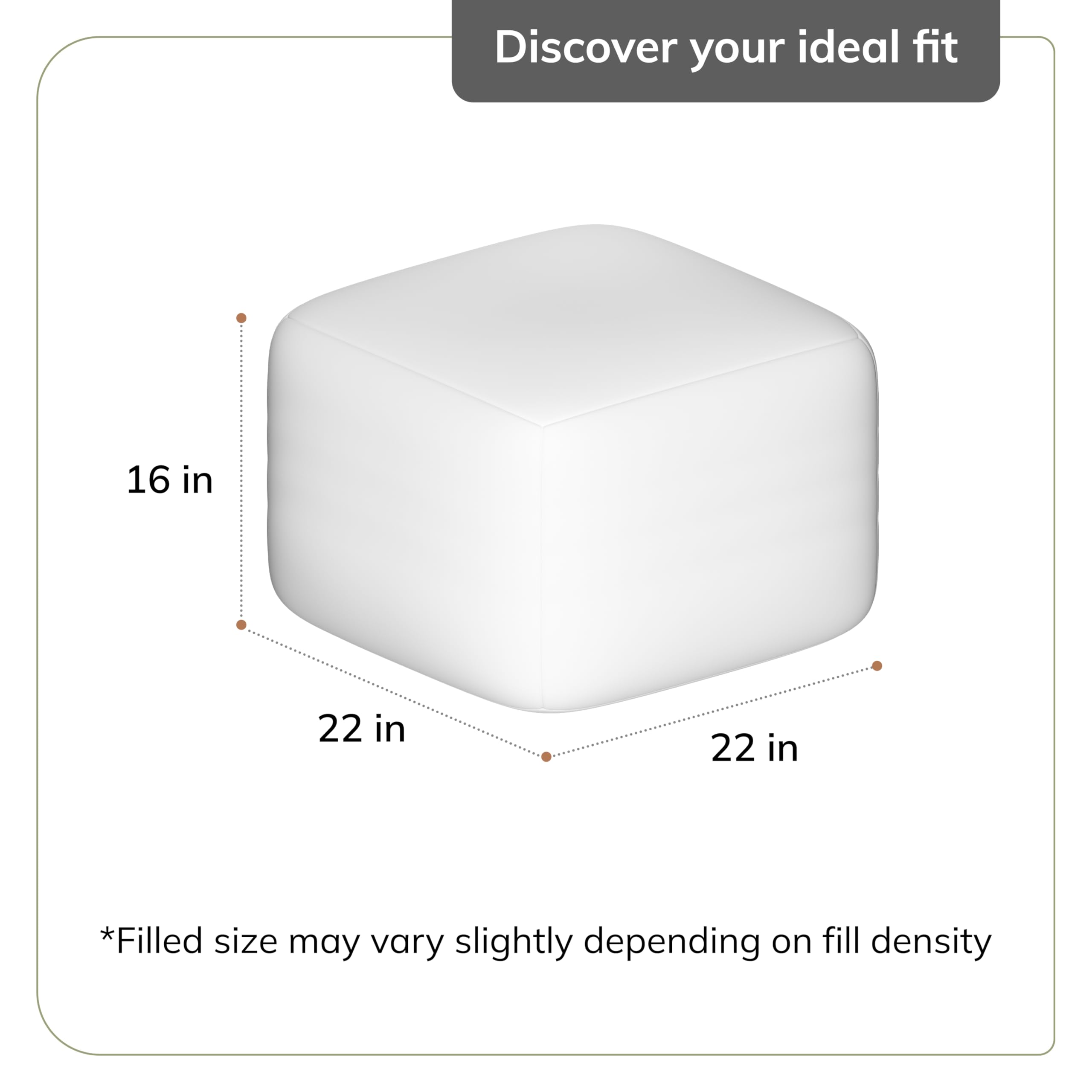Handcrafted Pouf Ottoman Footrest