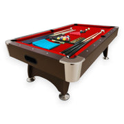 7 Foot Pool Table with Ball Return and Accessories