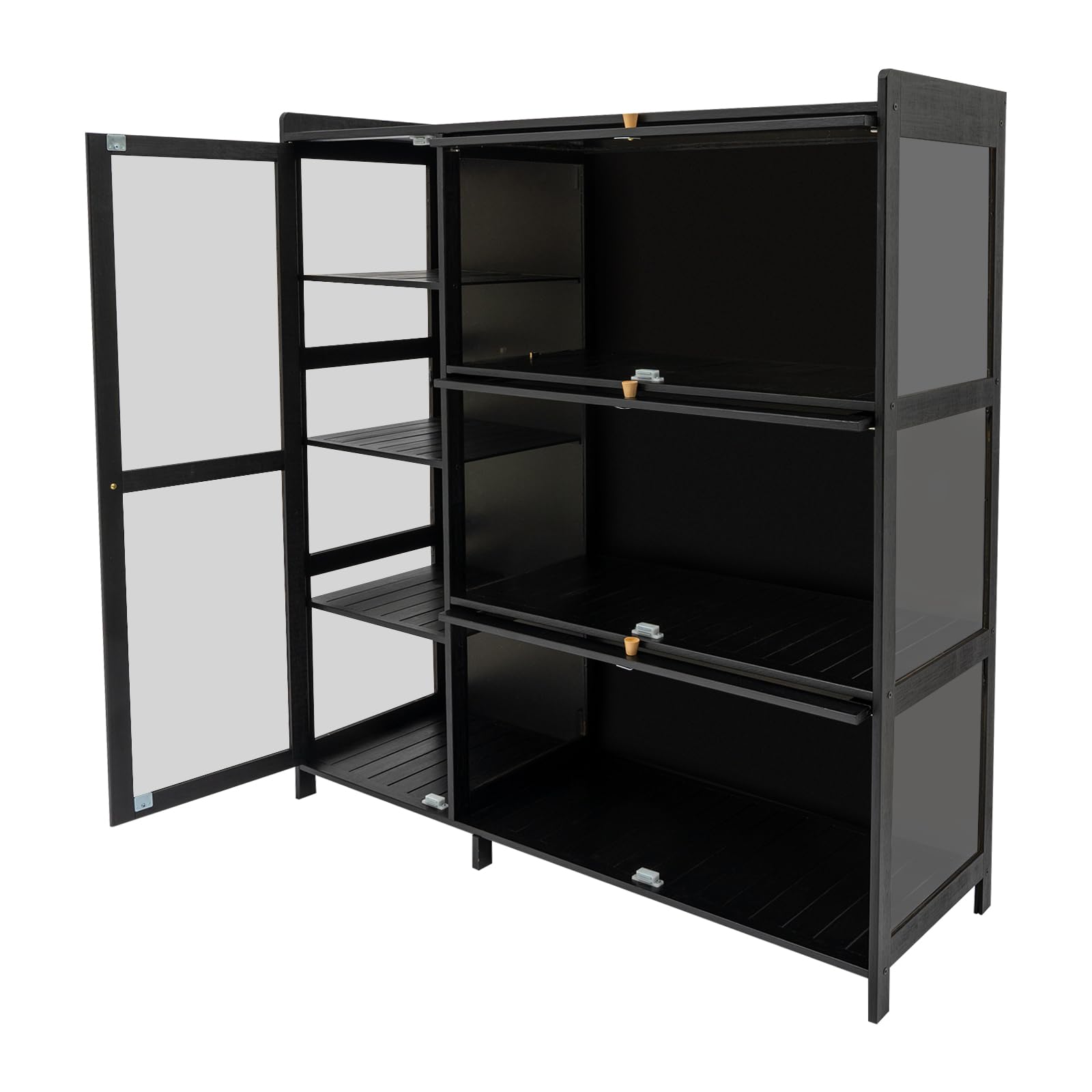 Display Storage Cabinet with Glass Door