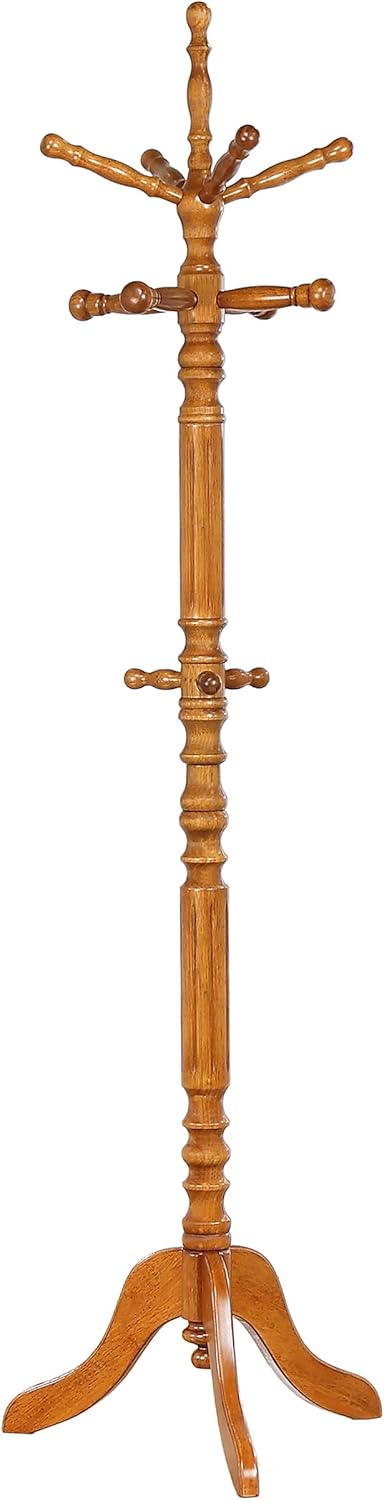 11-Hook Freestanding Coat Rack Hall Tree