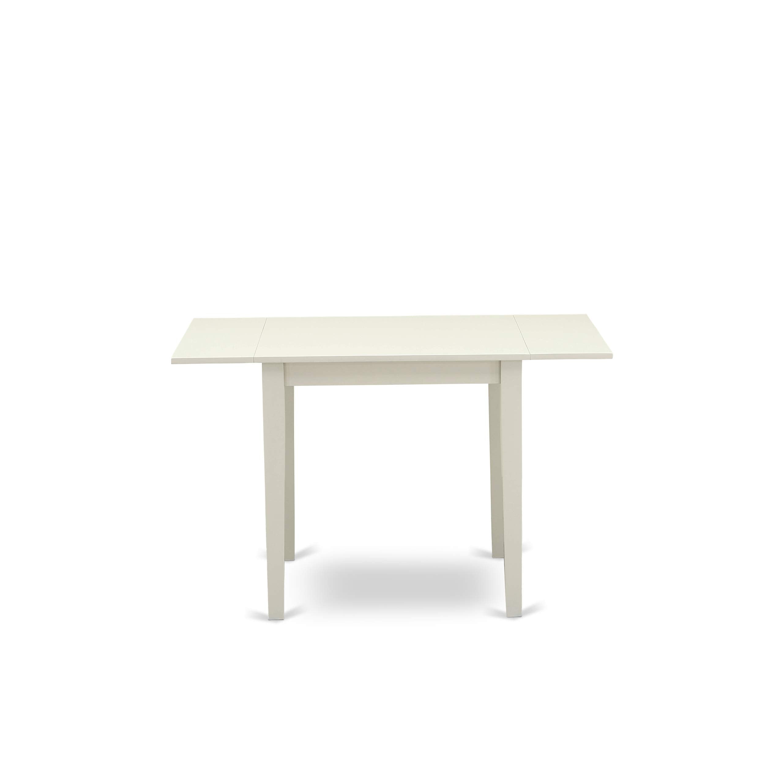 3-Piece Rectangular Dining Table Set with Drop Leaf