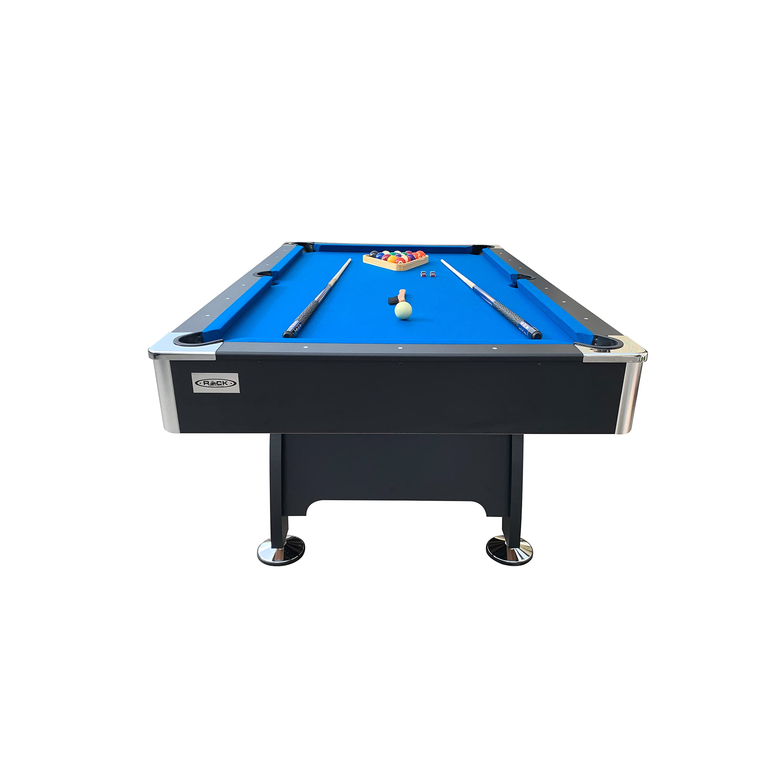 7-Foot Tournament Billiard Pool Table Blue Felt