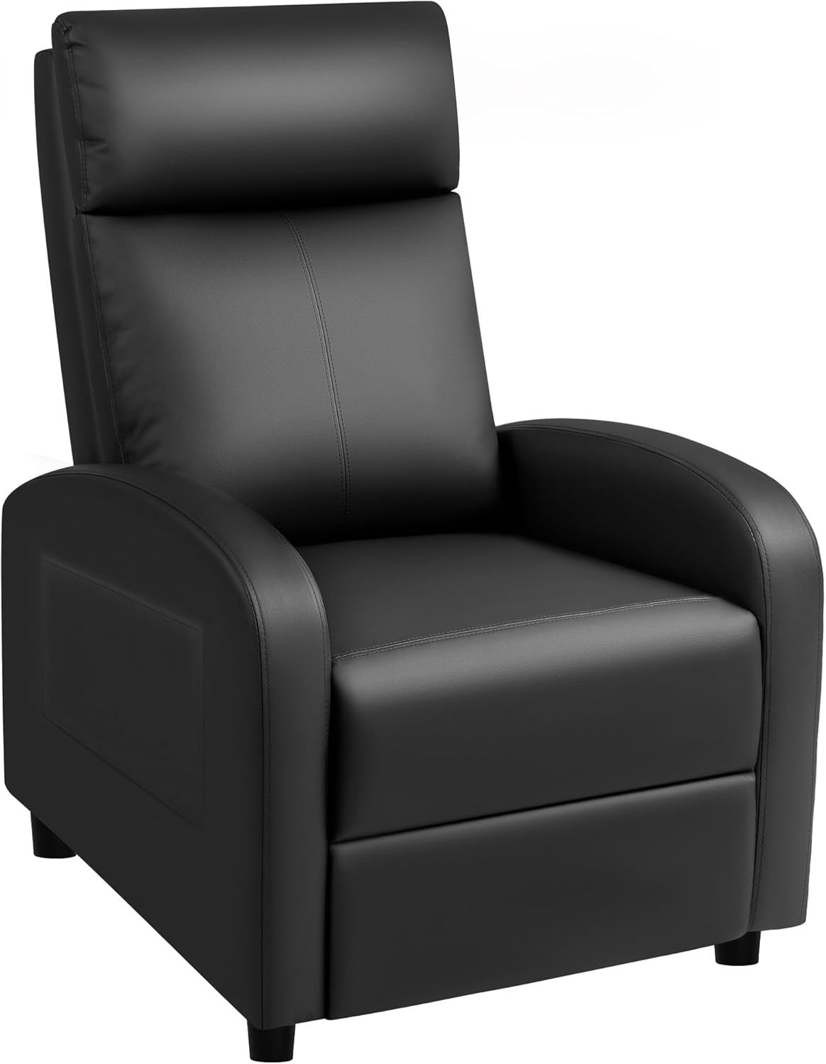 PU Leather Recliner Chair with Adjustable Backrest