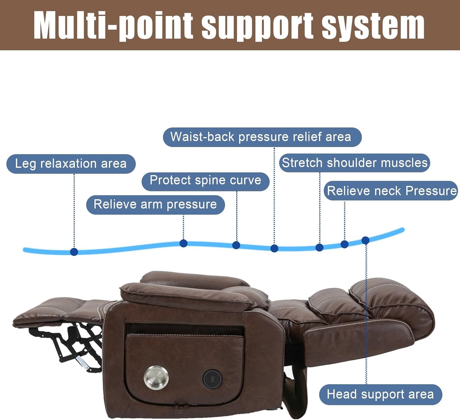 Power Lift Recliner with Heat and Massage
