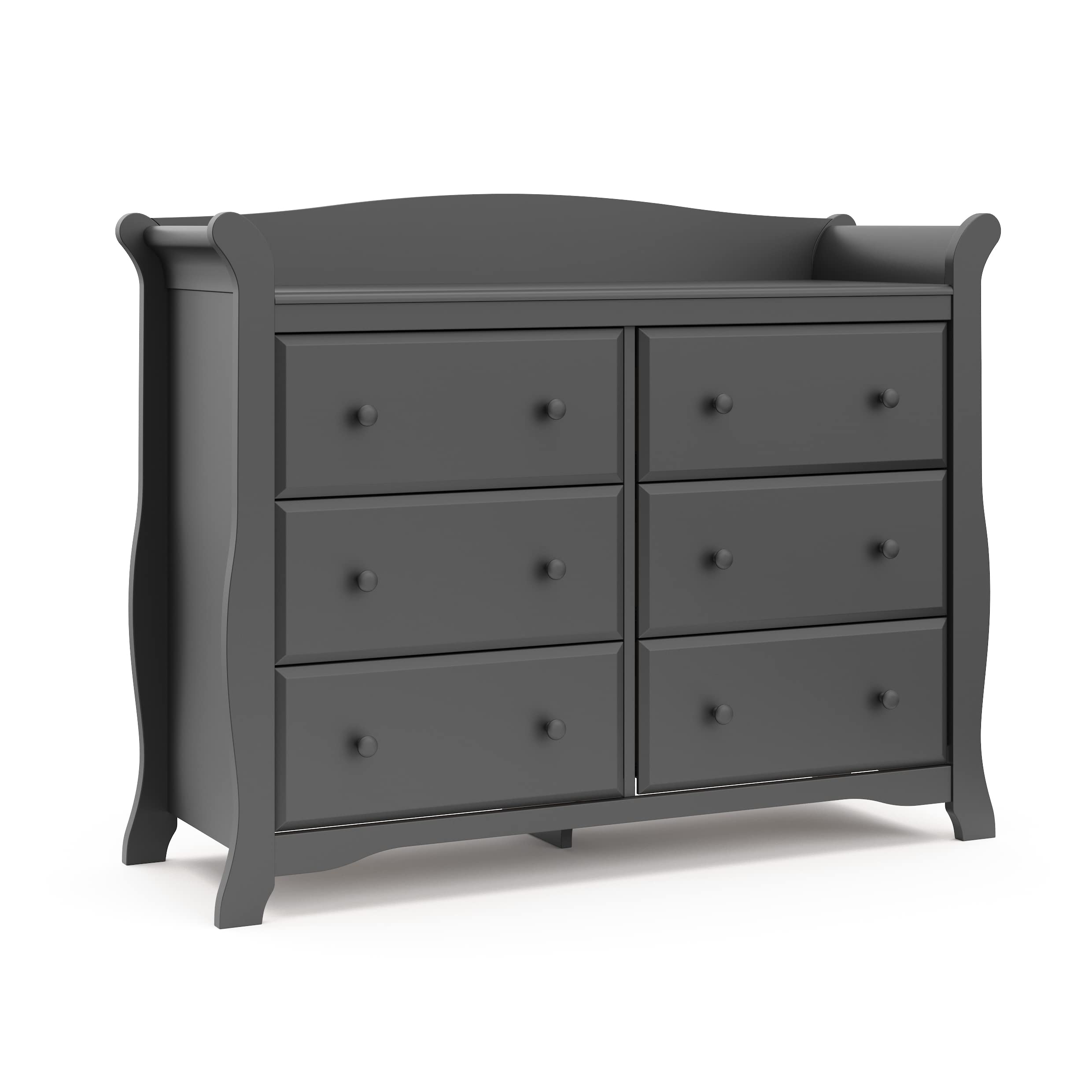 Avalon 6-Drawer Double Dresser Gray
