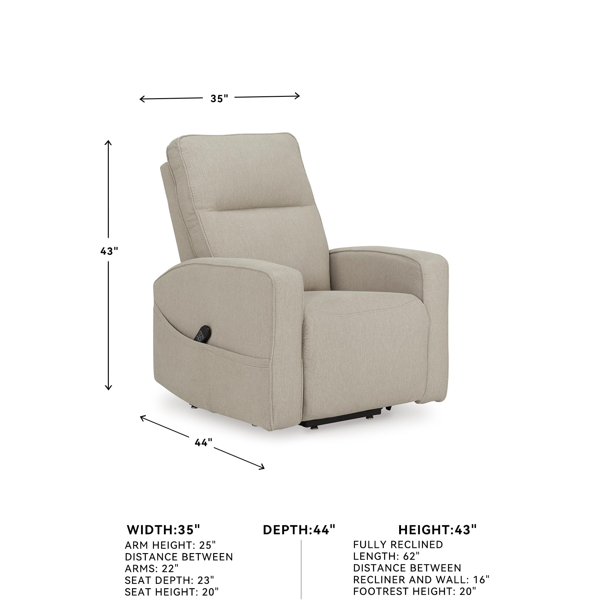 Starganza Power Lift Recliner with Heat and Massage