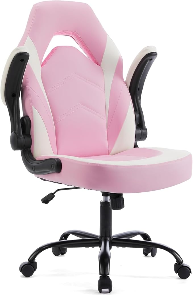 Ergonomic Gaming Chair with Flip-Up Armrests