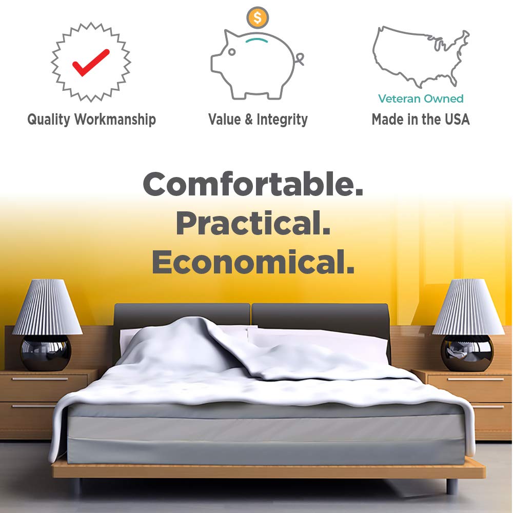 Dual-Sided Waterproof Mattress - Firm or Soft - Twin