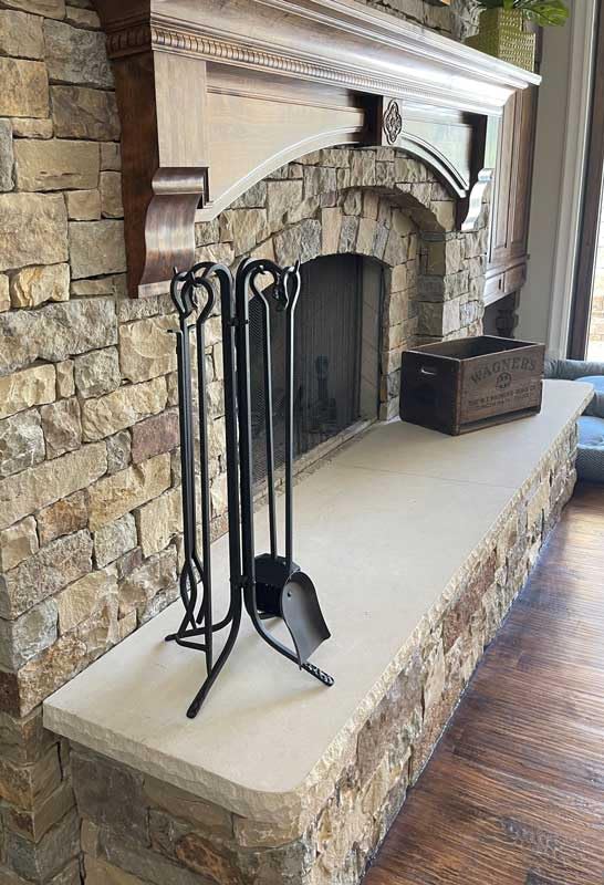 5 Piece Forged Hearth Tool Set - 33" Tall