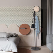 Metal Coat Rack Freestanding with Marble Base