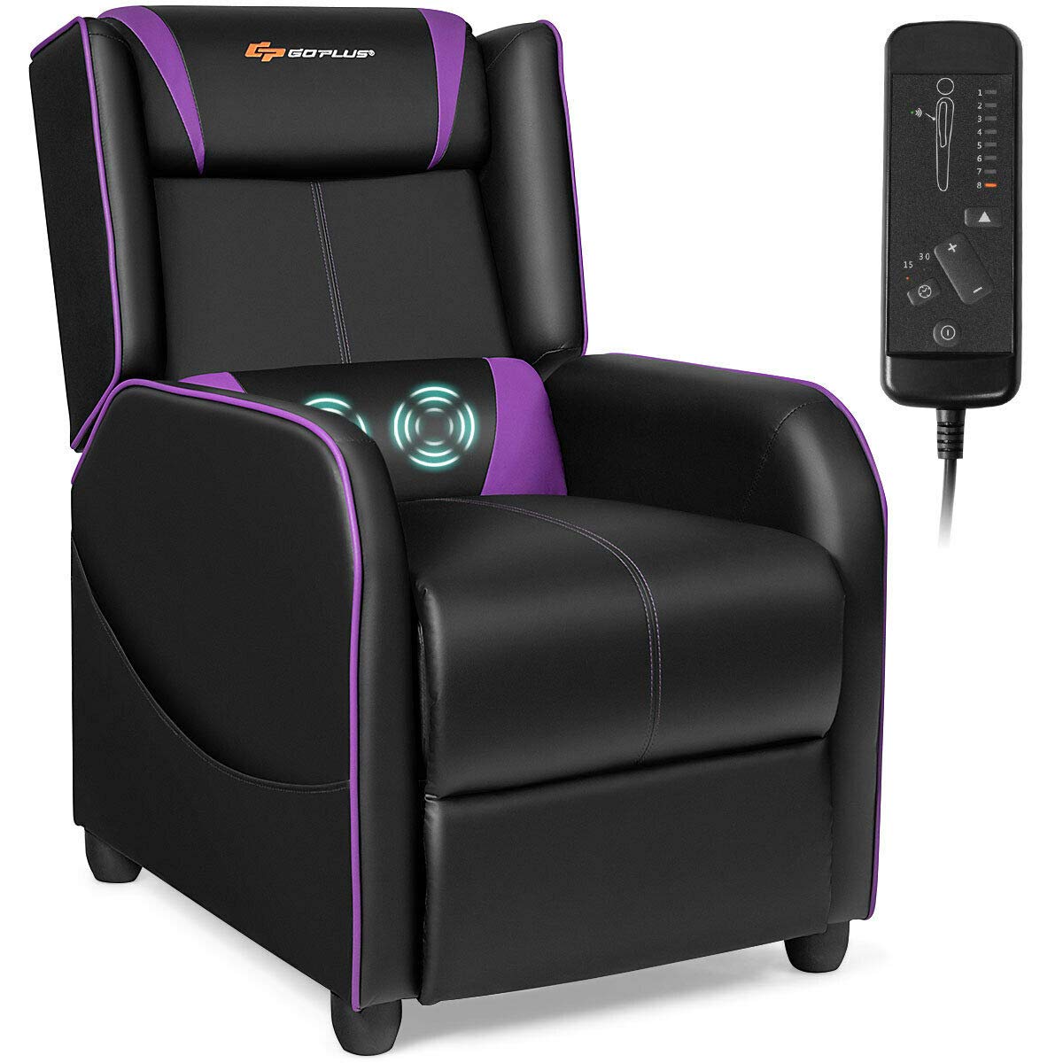 Adjustable Gaming Recliner with Massage
