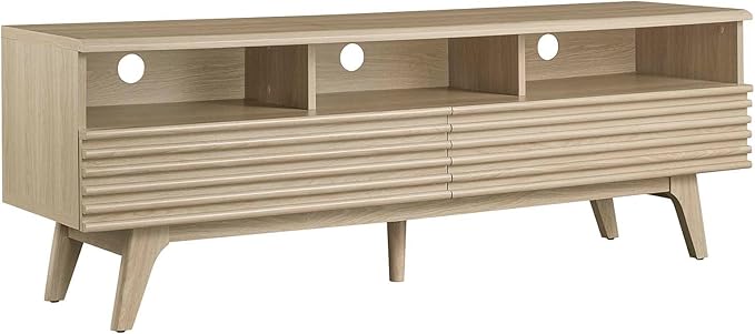 60" Mid-Century Modern TV Stand with Storage Drawers