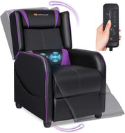 Gaming Recliner Chair with Massage and Footrest