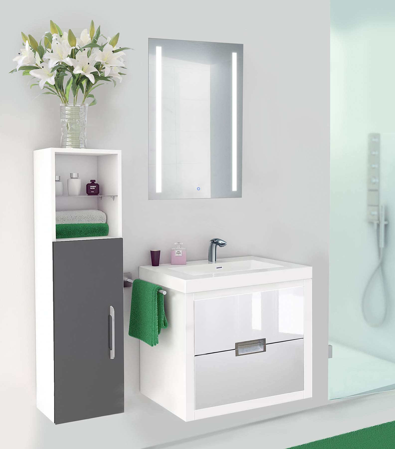 LED Medicine Cabinet 20x30 with Dimmer and Defogger