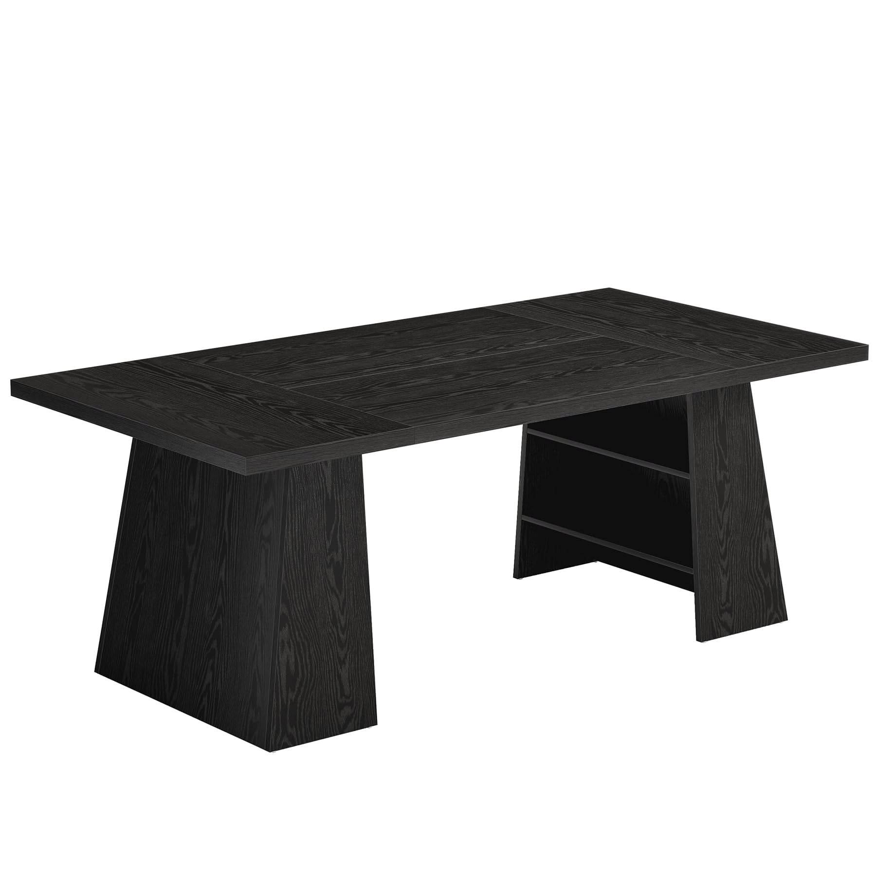 63-Inch Executive Desk with Double Pedestal Storage