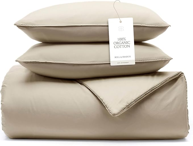 Organic Cotton Comforter Set King 3 Piece