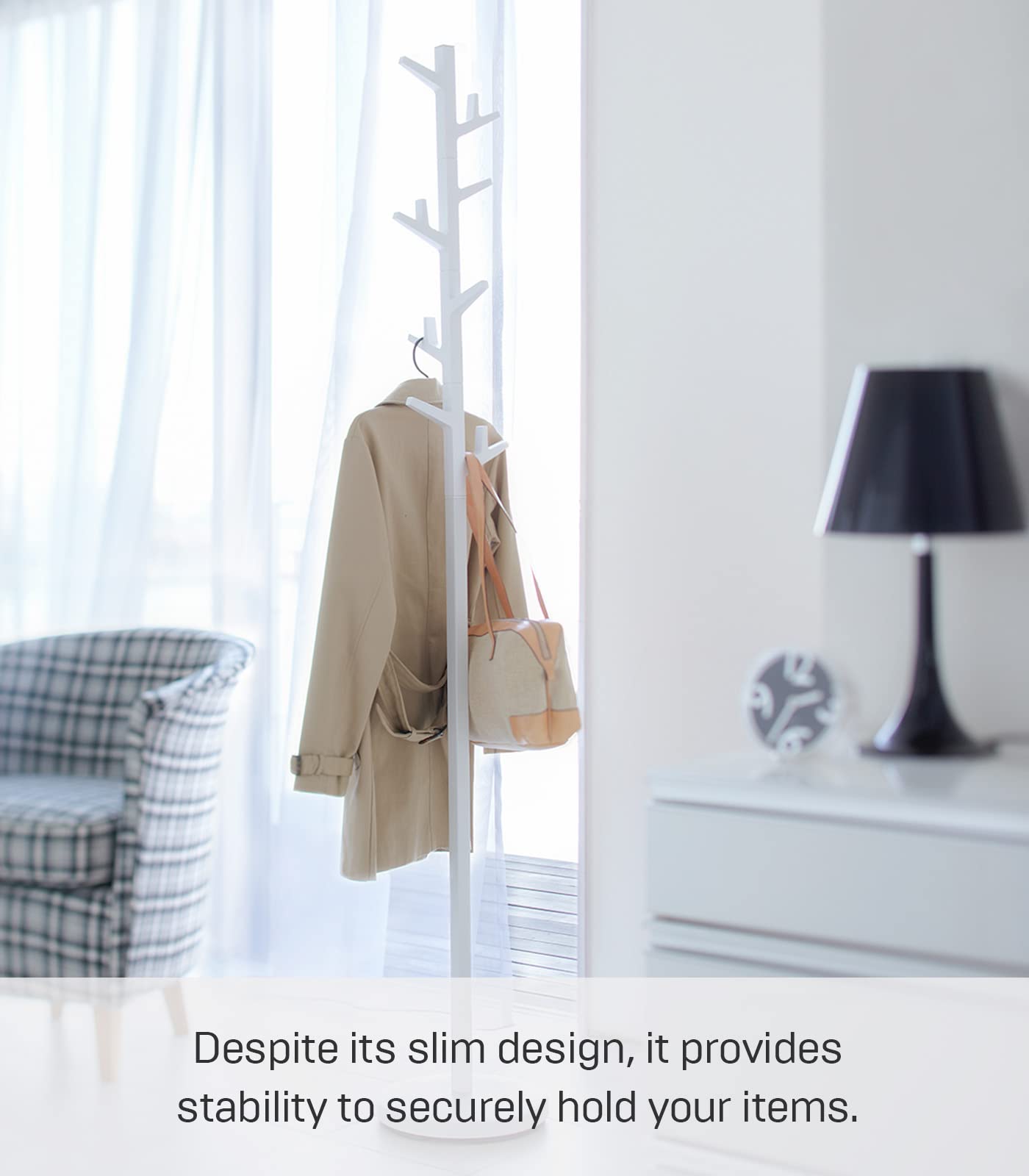 Branch Coat Rack Tree Standing Coat and Hat Hanger 69"